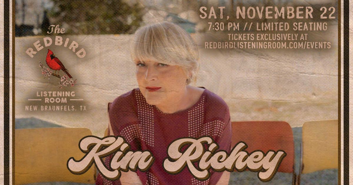 Kim Richey @ The Redbird - 7:30 pm