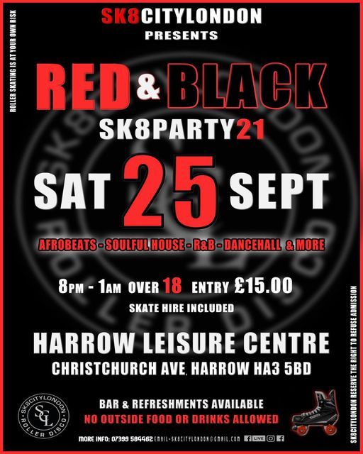 Red & Black Sk8Party21