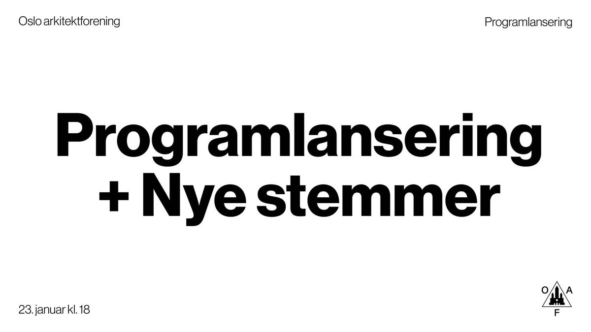 Programlansering v\u00e5ren 2025 + Nye stemmer