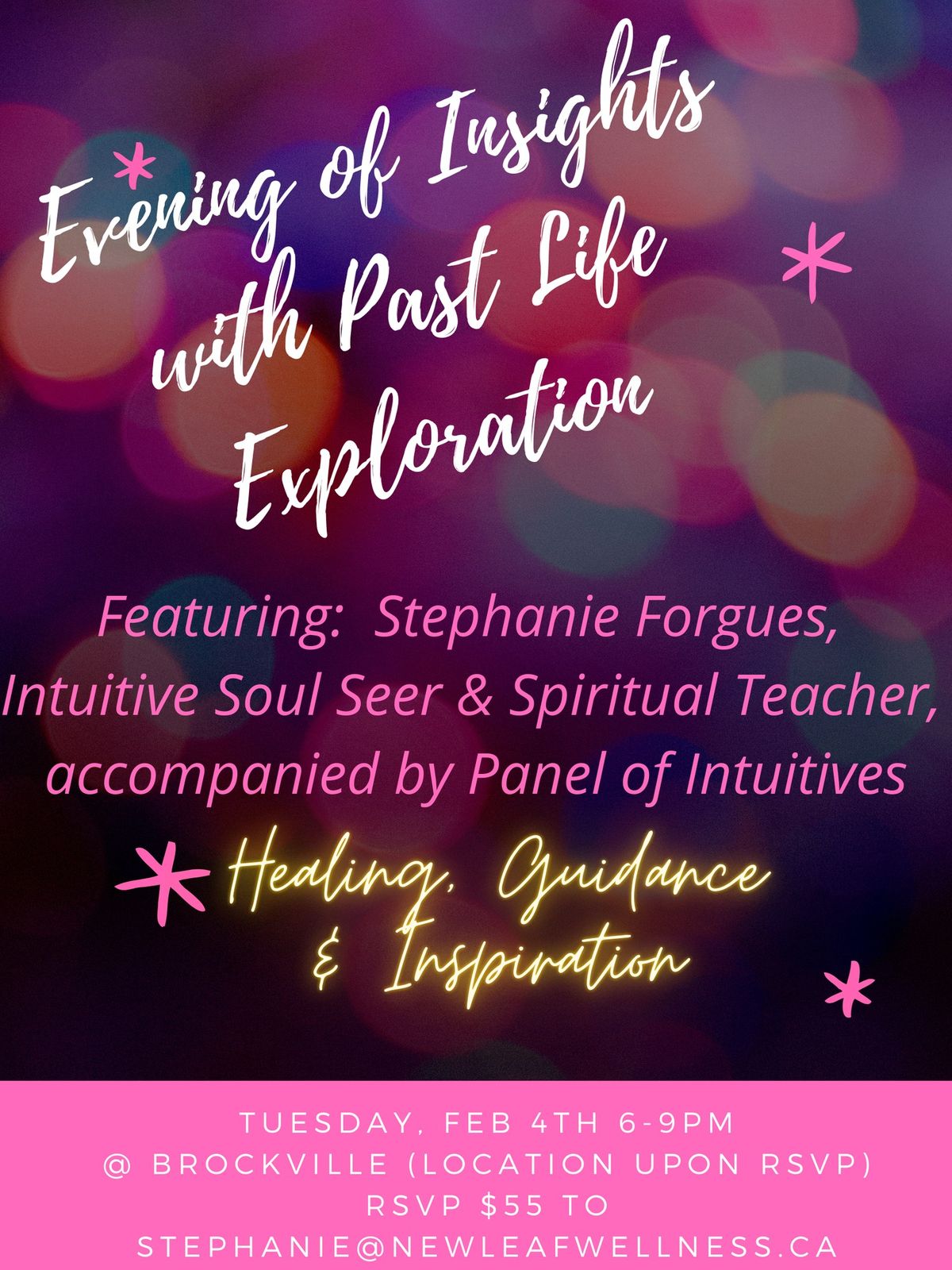 Evening of Insights & Past Life Exploration