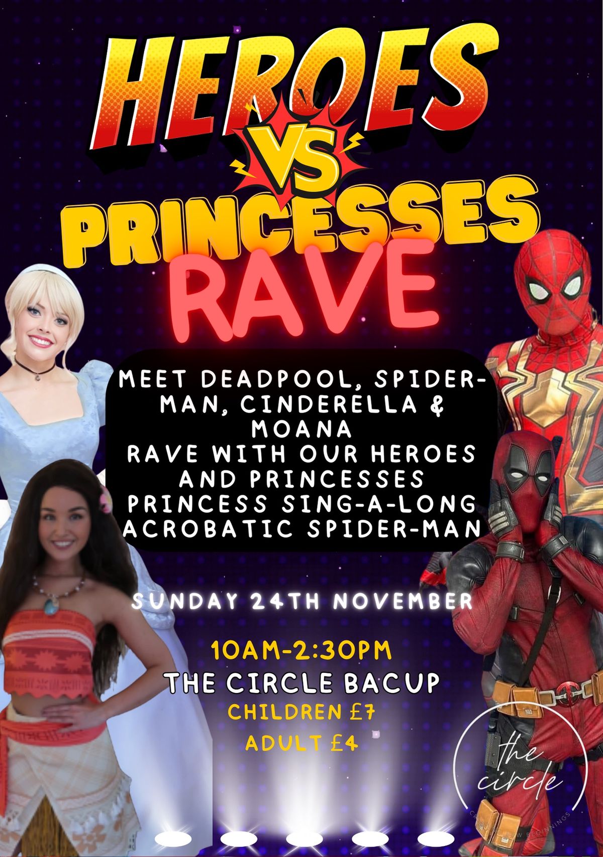 Superheroes VS Princesses RAVE