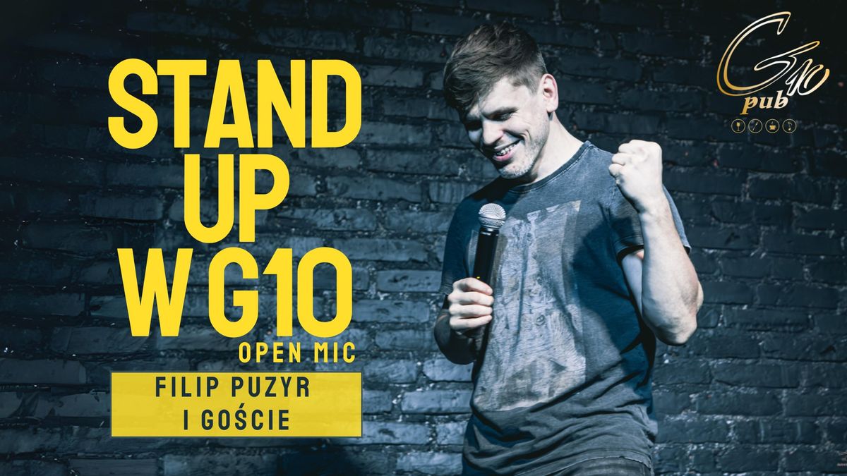 Stand-up w G10 | Filip Puzyr i go\u015bcie (open-mic) | Gda\u0144sk