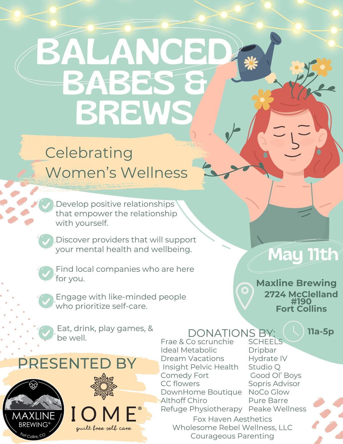 Balanced Babes + Brews with IOME + Maxline Brewery