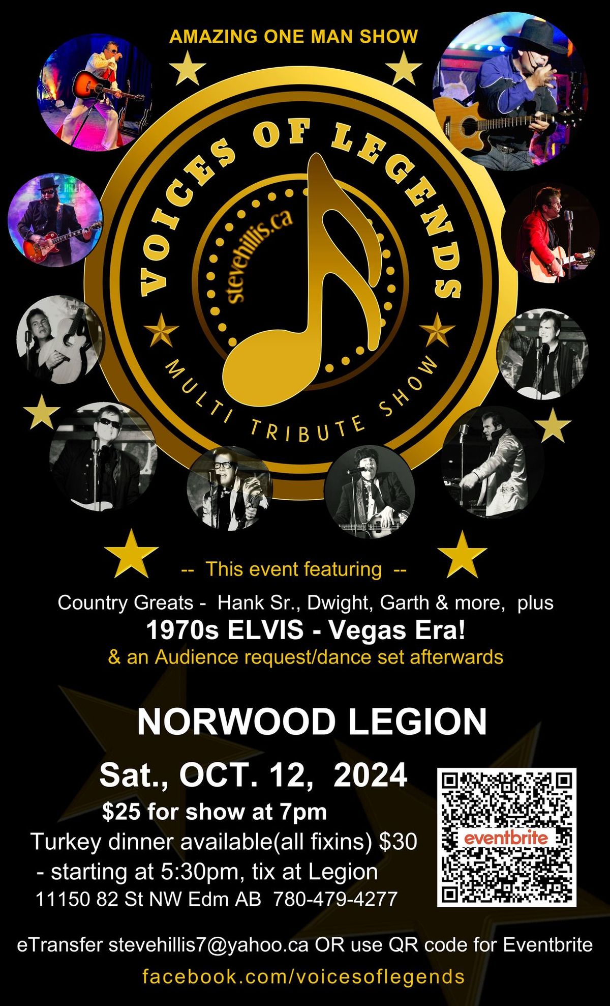 Norwood Legion presents Voices of Legend 