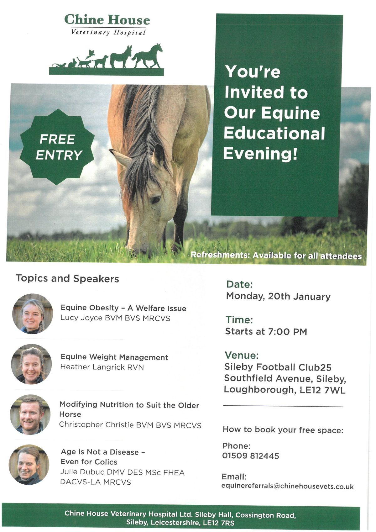 Equine Educational Evening