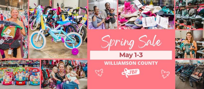 Just Between Friends Williamson County MEGA Children's and Maternity Pop-Up Sale