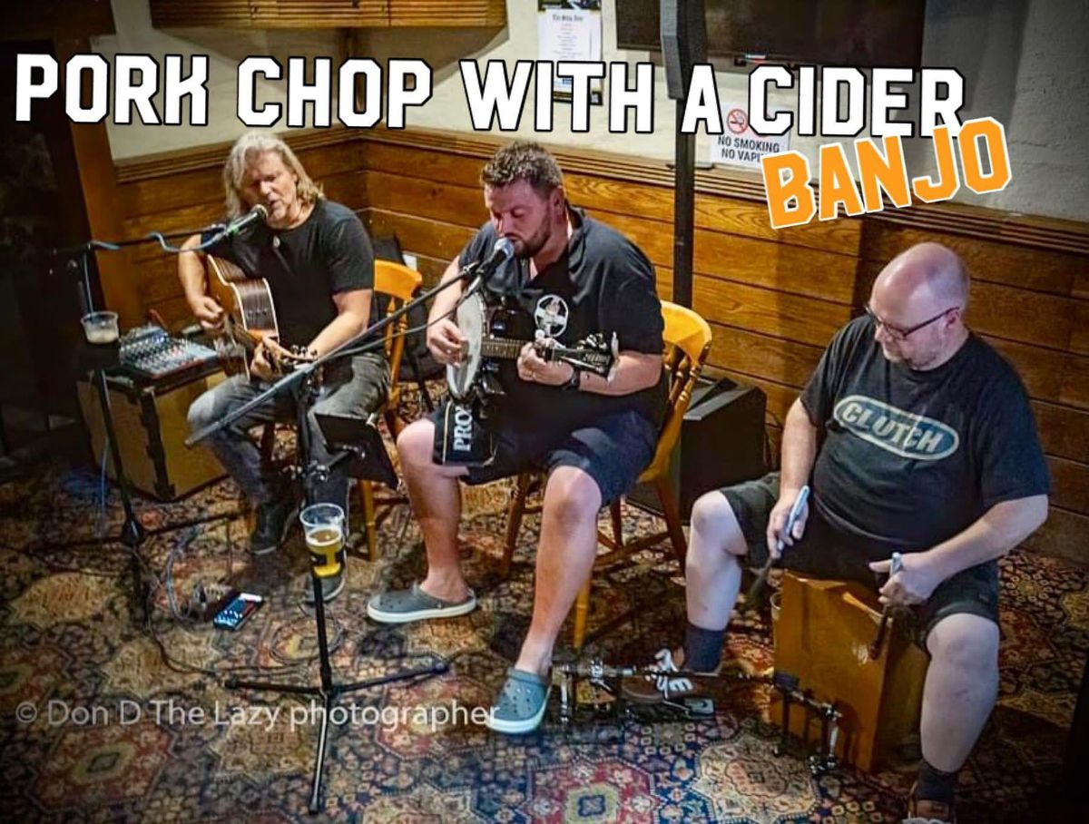 Pork Chop with a Cider Banjo 