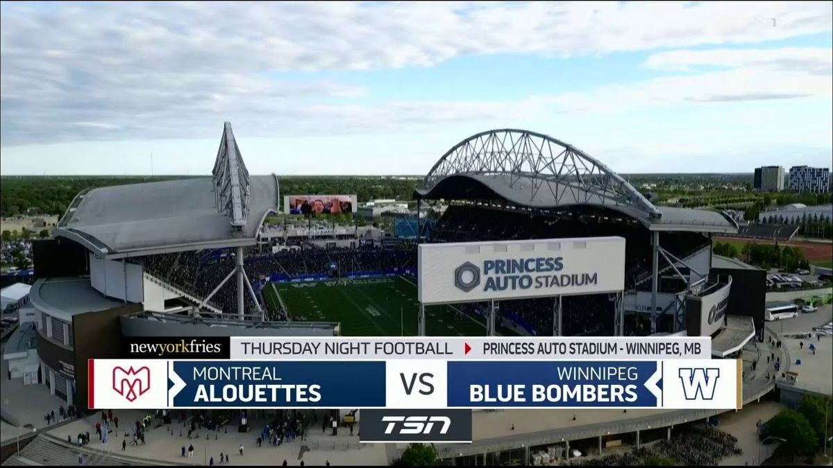 Montreal Alouettes at Winnipeg Blue Bombers at Princess Auto Stadium