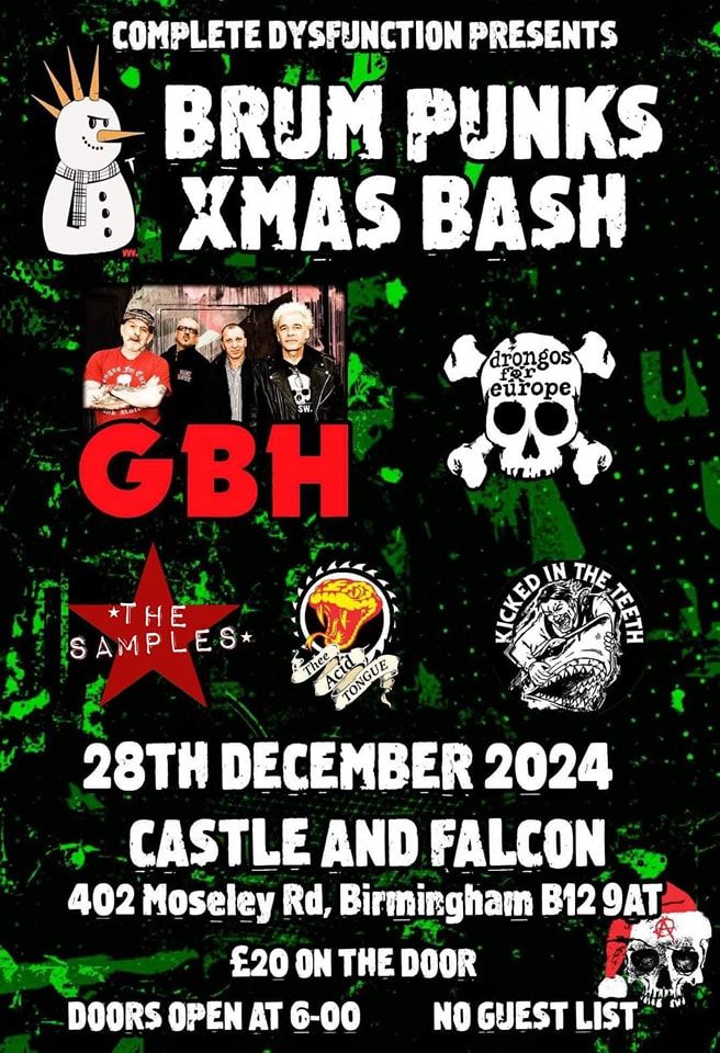 Brum Punx Xmas Bash 2024