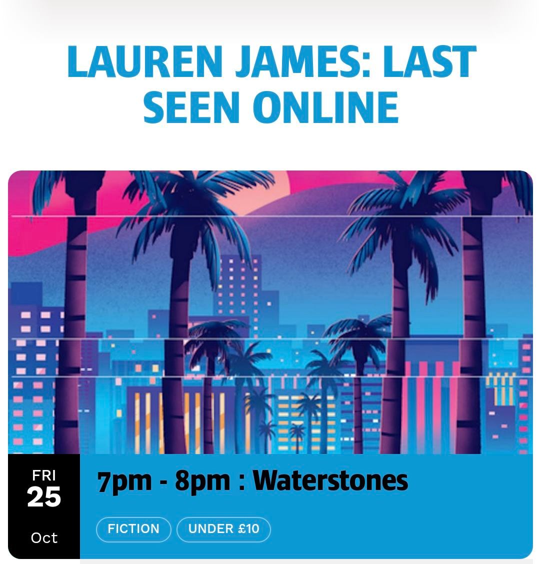 Norwich Book Festival: Lauren James: Last Seen Online