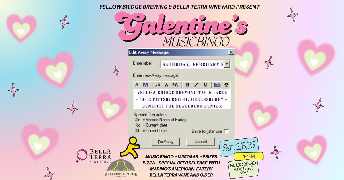 Galentine\u2019s Music Bingo 