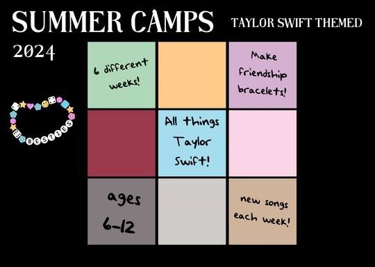 Taylor Swift SUMMER CAMP - Week 5