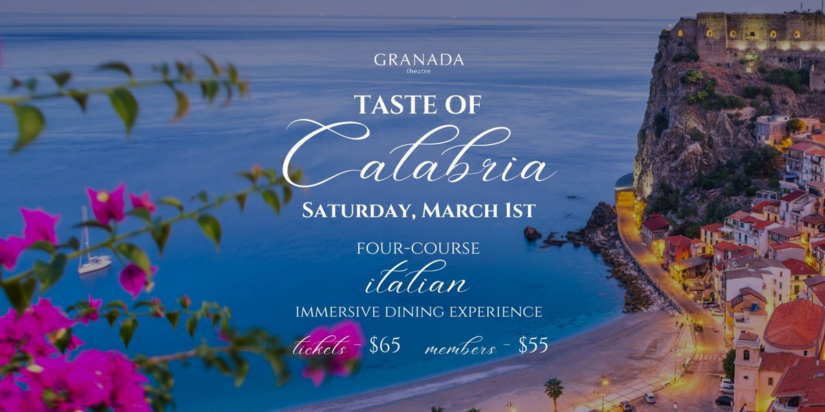 Taste of Calabria: Italian Immersive Dining Experience