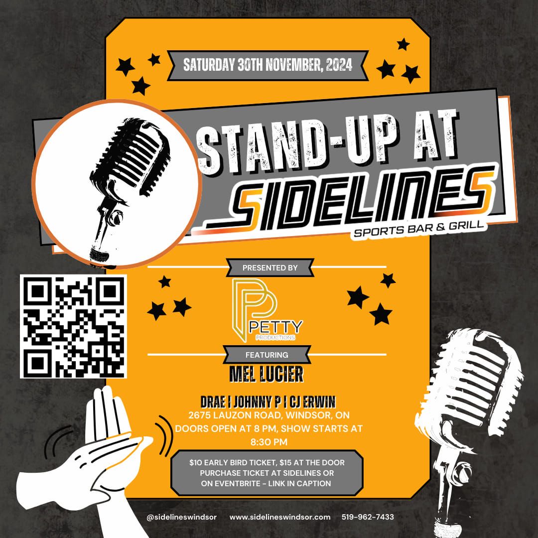 Standup Comedy @ Sidelines Sports Bar & Grill 