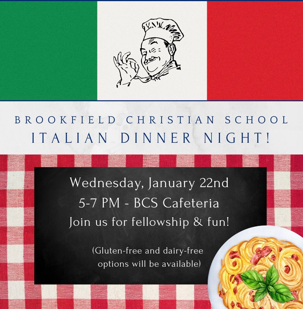 BCS Italian Dinner Night & Family Fellowship