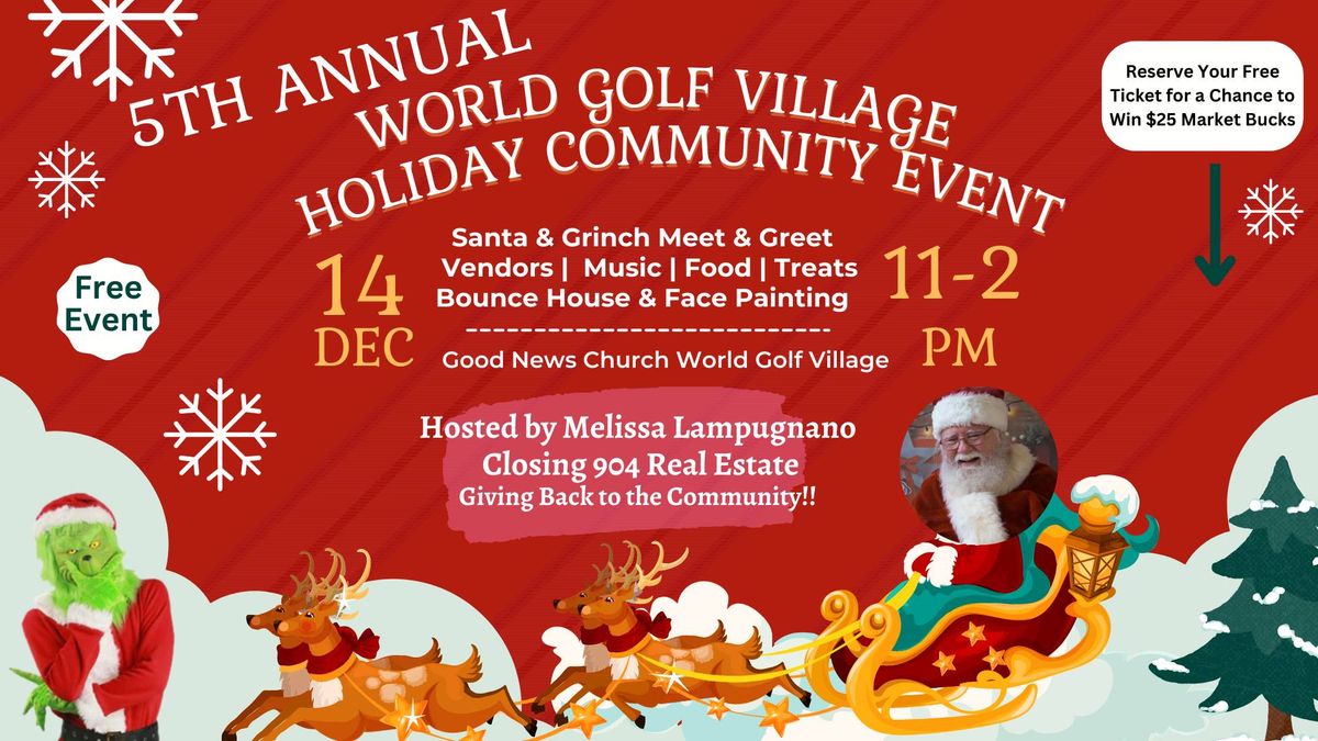 5th Annual World Golf Village Holiday Kids Event