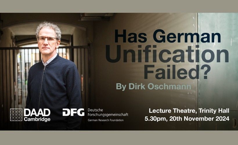 Professor Dirk Oschmann : Has German Unification Failed?