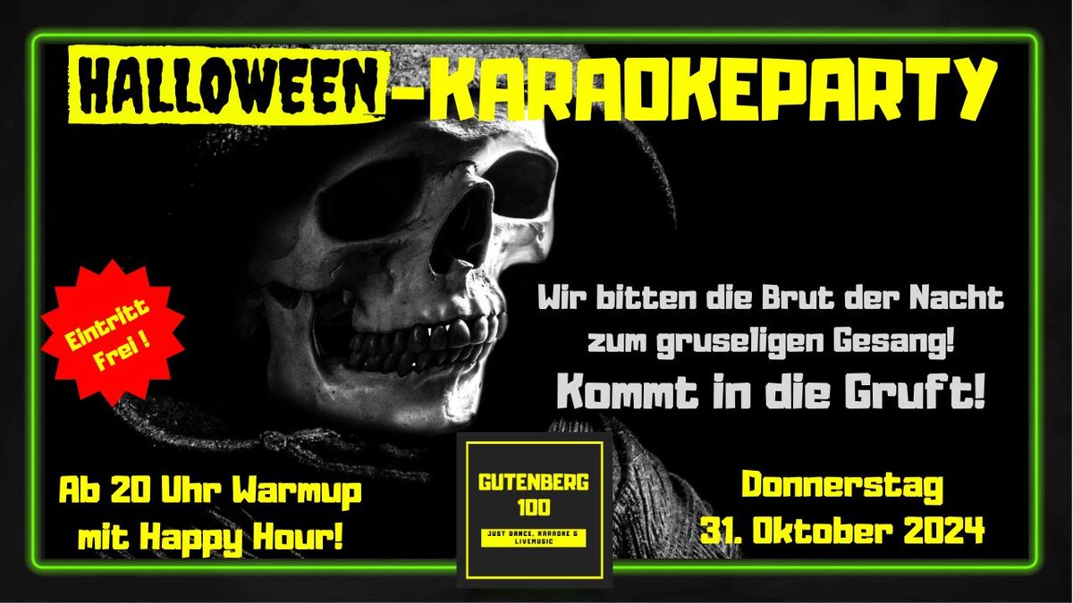 Halloween- Karaokeparty