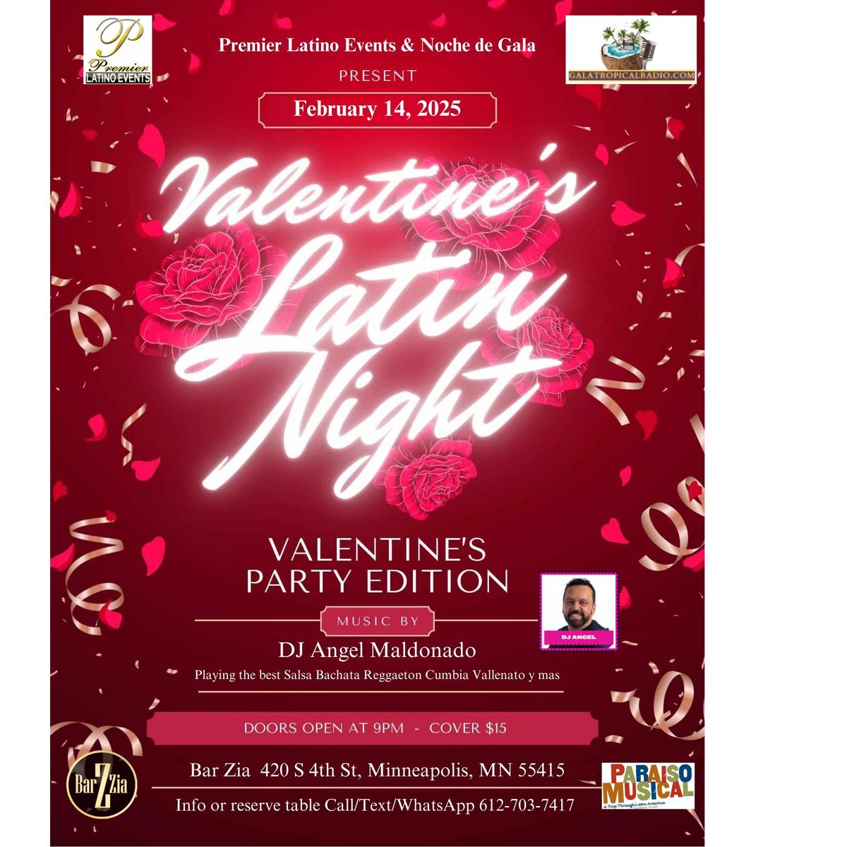  Valentine\u2019s Latin Night Dance Party