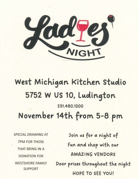 LADIES NIGHT AT LUDINGTON WEST MICHIGAN KITCHEN STUDIO