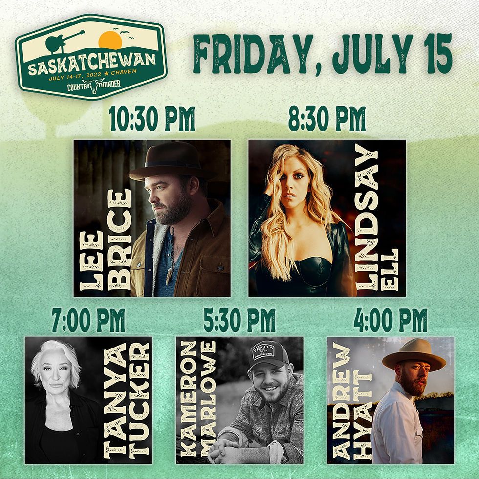 Country Thunder Saskatchewan - 4 Day Pass at Country Thunder Saskatchewan Fairgrounds