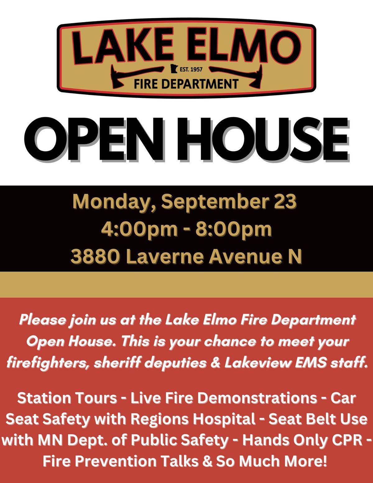 Lake Elmo Fire Department Open House