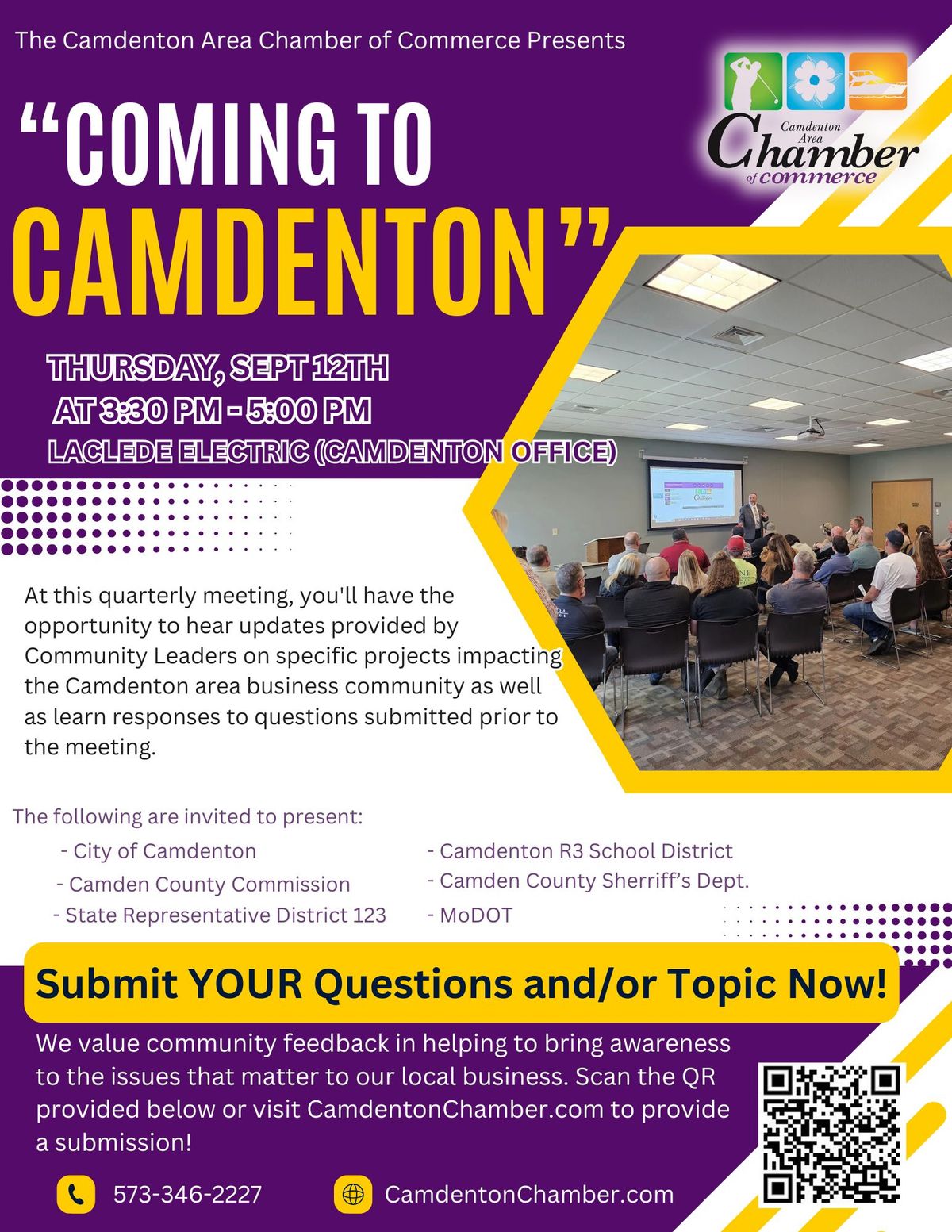 Coming to Camdenton - Business Community Quarterly Update
