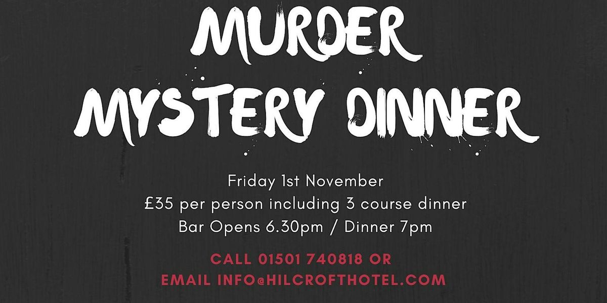 Halloween Murder Mystery Dinner