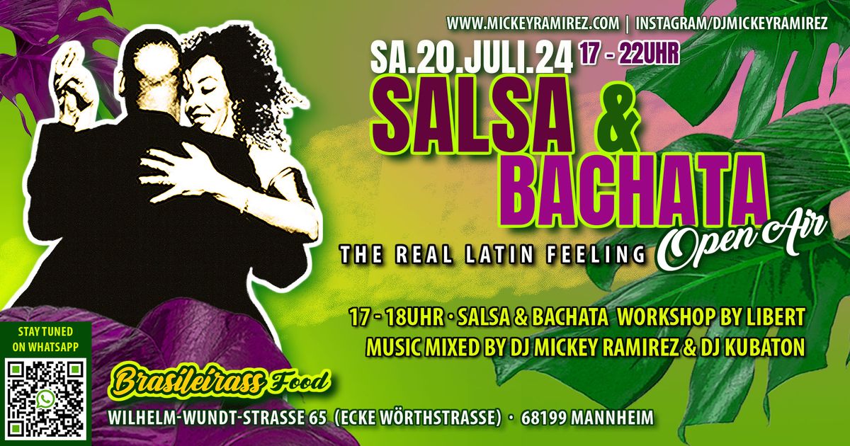 20\/07 Salsa & Bachata Open Air \u2605 Workshop + Party