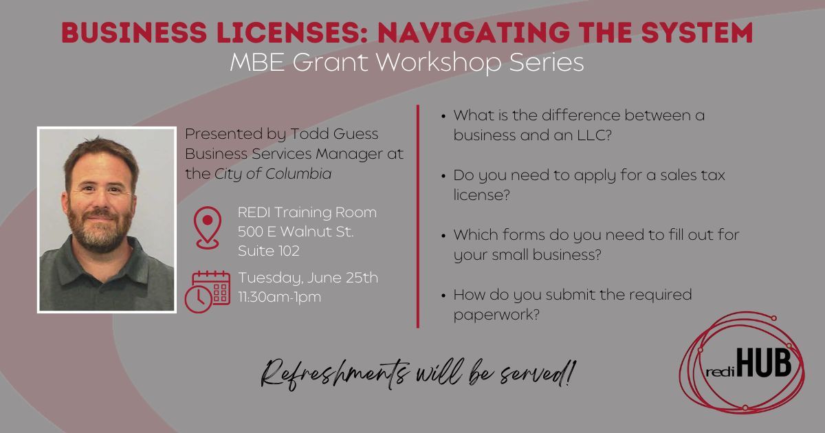 Business Licenses: Navigating the System - MBE Grant Workshop Series