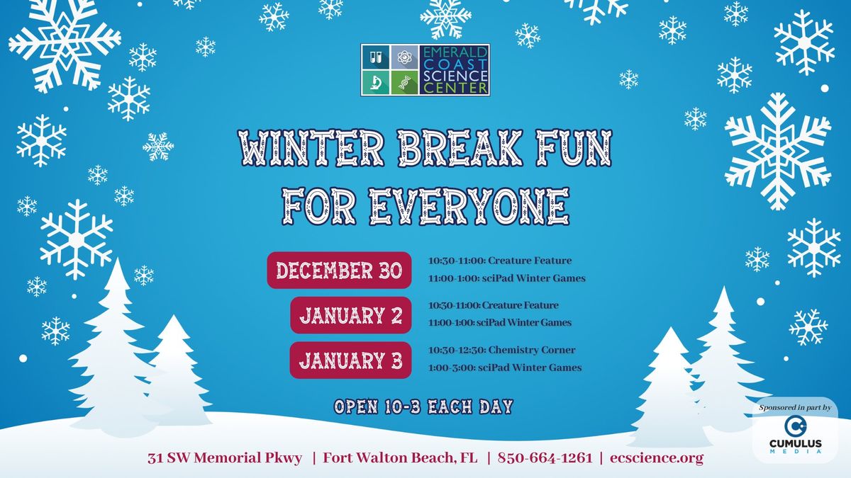 Winter Break Fun for Everyone: January 2