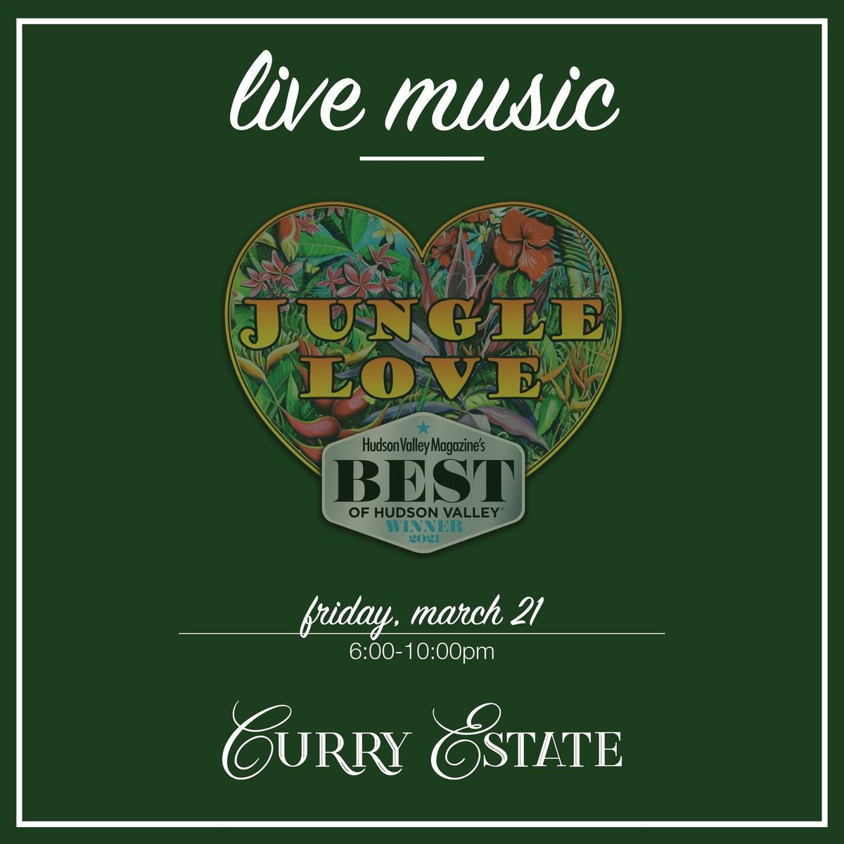 Jungle Love at Curry Estate