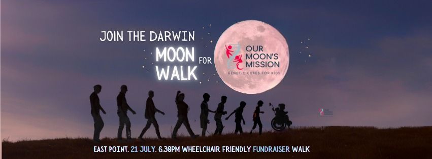 Darwin Moonwalk for Our Moon's Mission