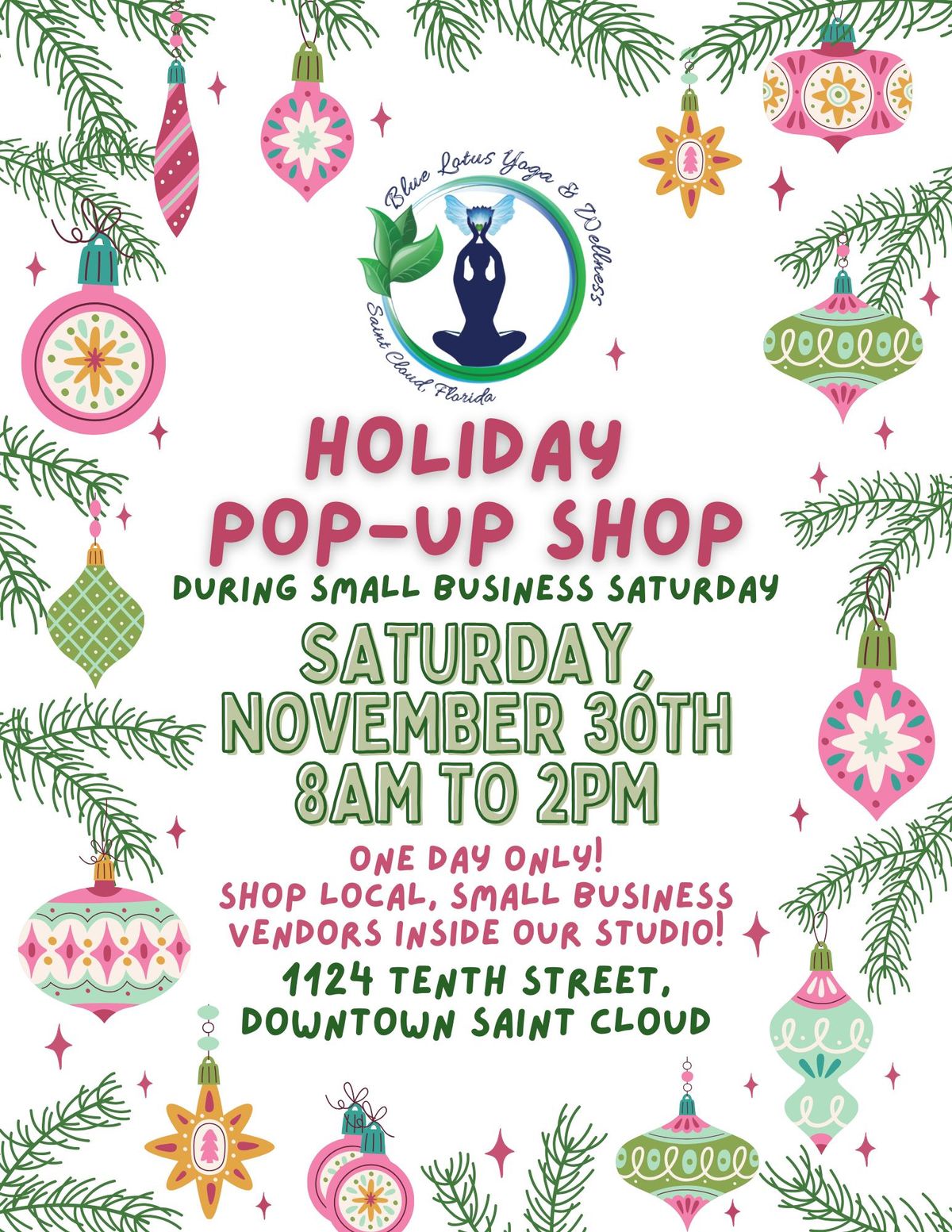 Holiday Pop-Up Shop at Blue Lotus