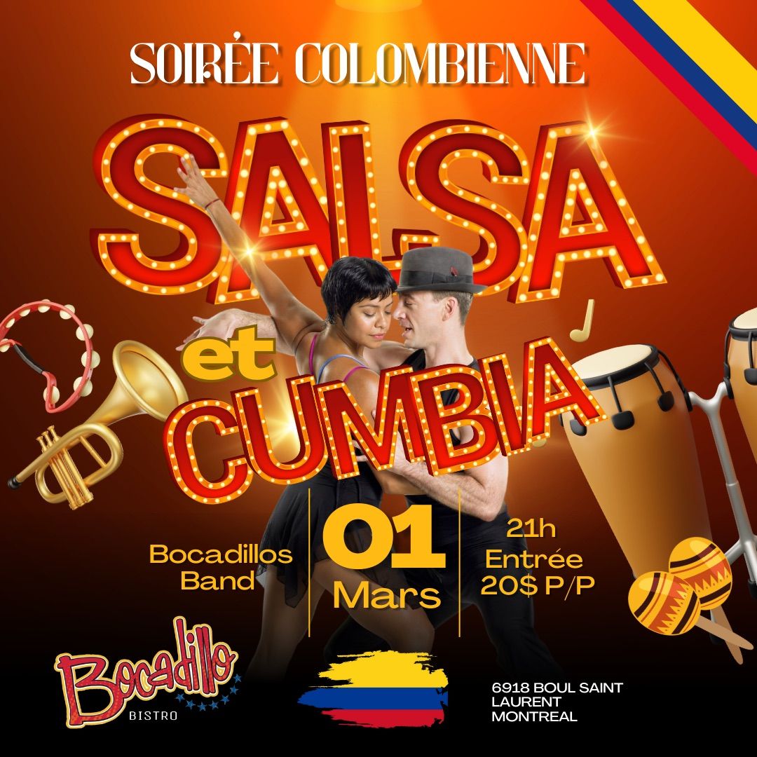 Soir\u00e9e colombienne | Salsa & cumbia \ud83c\udde8\ud83c\uddf4