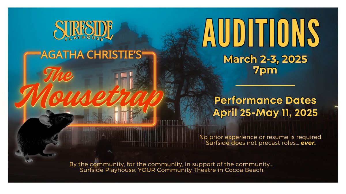 Auditions: The Mousetrap