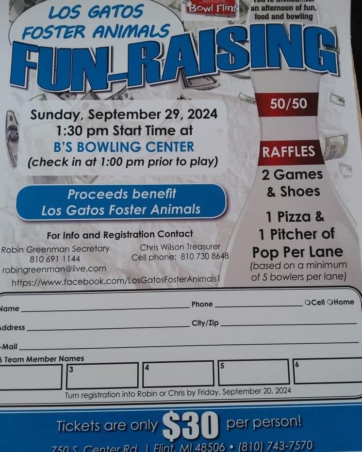 Bowling Fundraiser