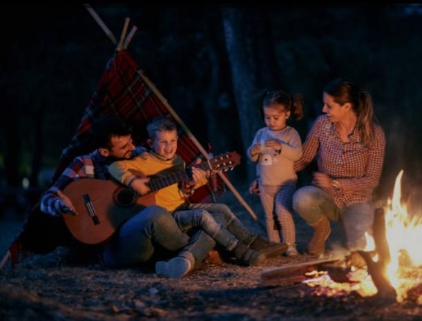 Campfire at the O'Brien's in Wilton