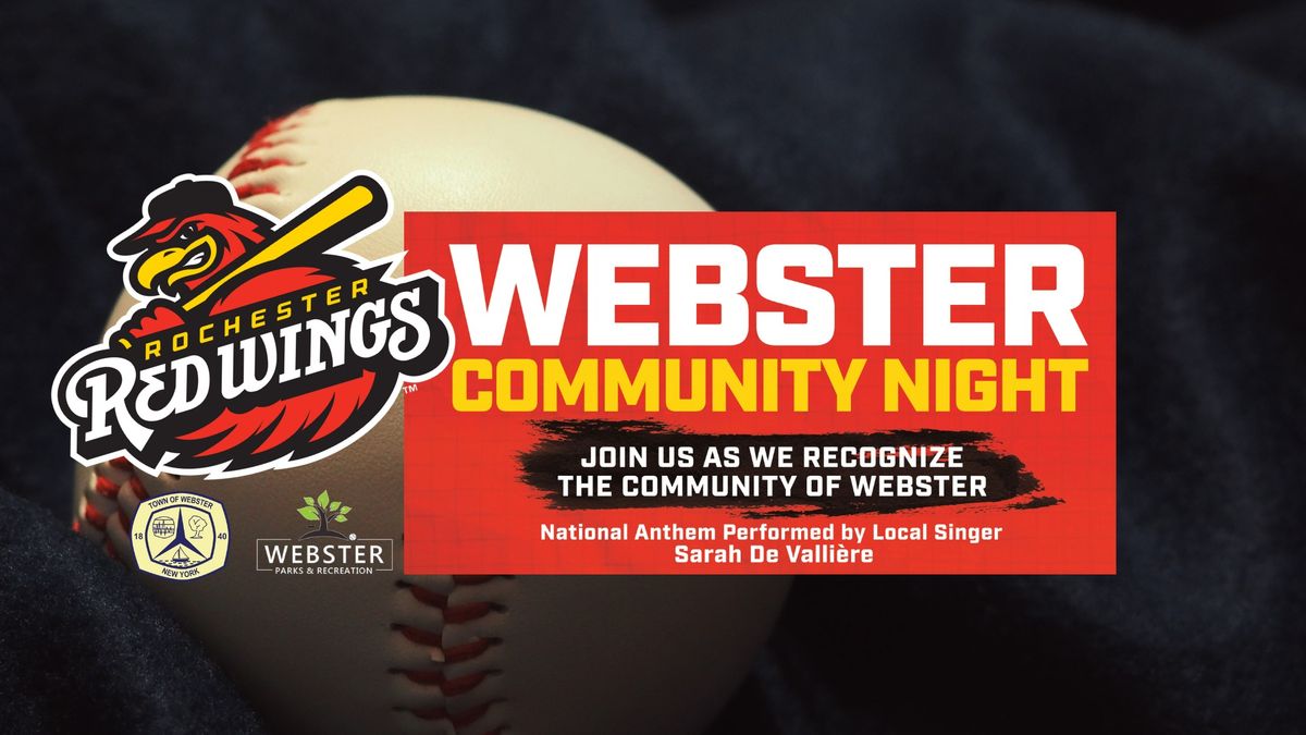 Red Wings Webster Community Night