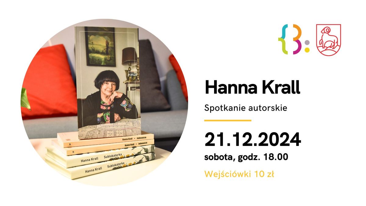 Spotkanie autorskie z Hann\u0105 Krall