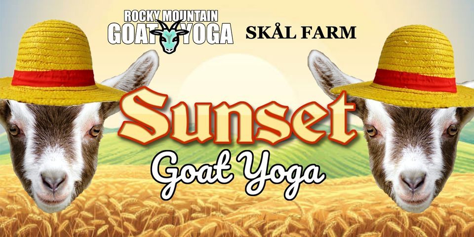 Sunset Goat Yoga - April 28th (Sk\u00e5l Farm)