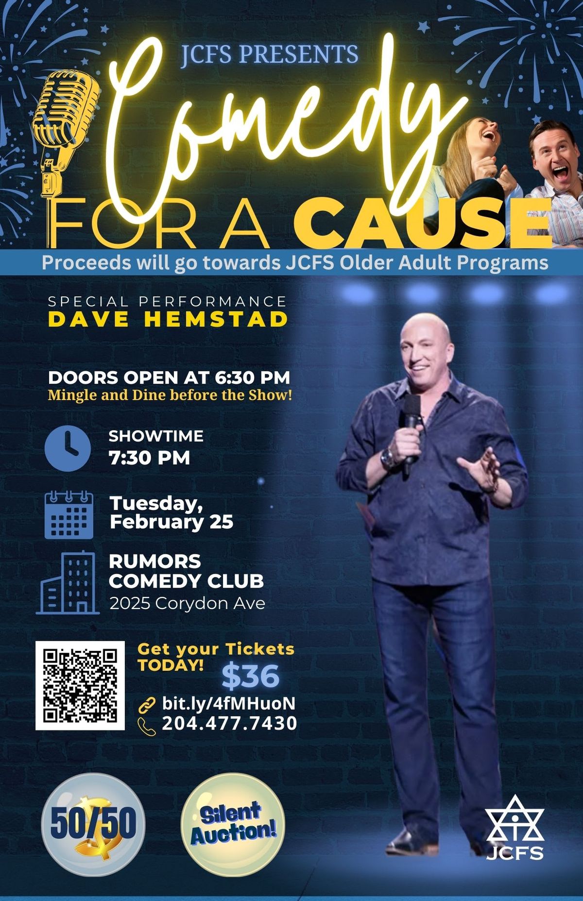 JCFS Presents: Comedy for A Cause