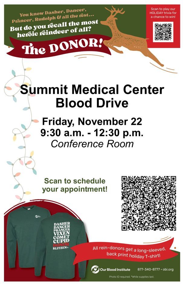 Blood Drive Summit Medical Center