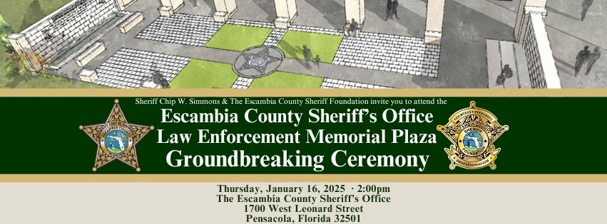 Groundbreaking Ceremony -- Escambia County Sheriff's Office Law Enforcement Memorial Plaza 