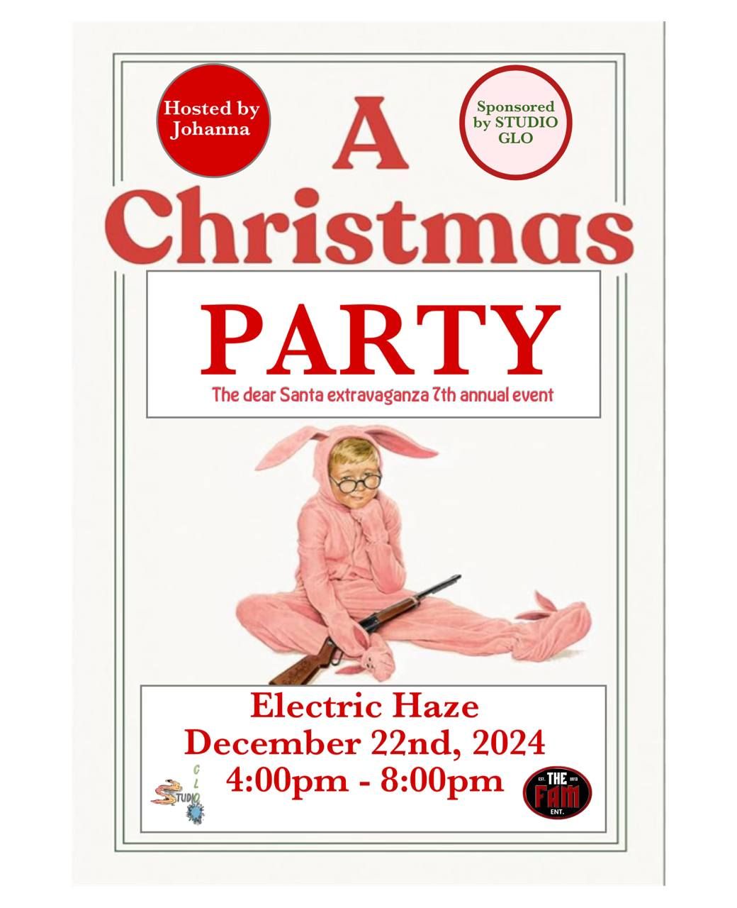 12\/22 * Dear Santa Extravaganza * Electric Haze