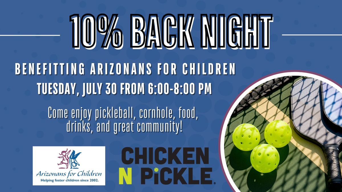Give Back Night at Chicken N Pickle 
