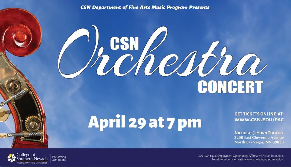 CSN Orchestra Concert