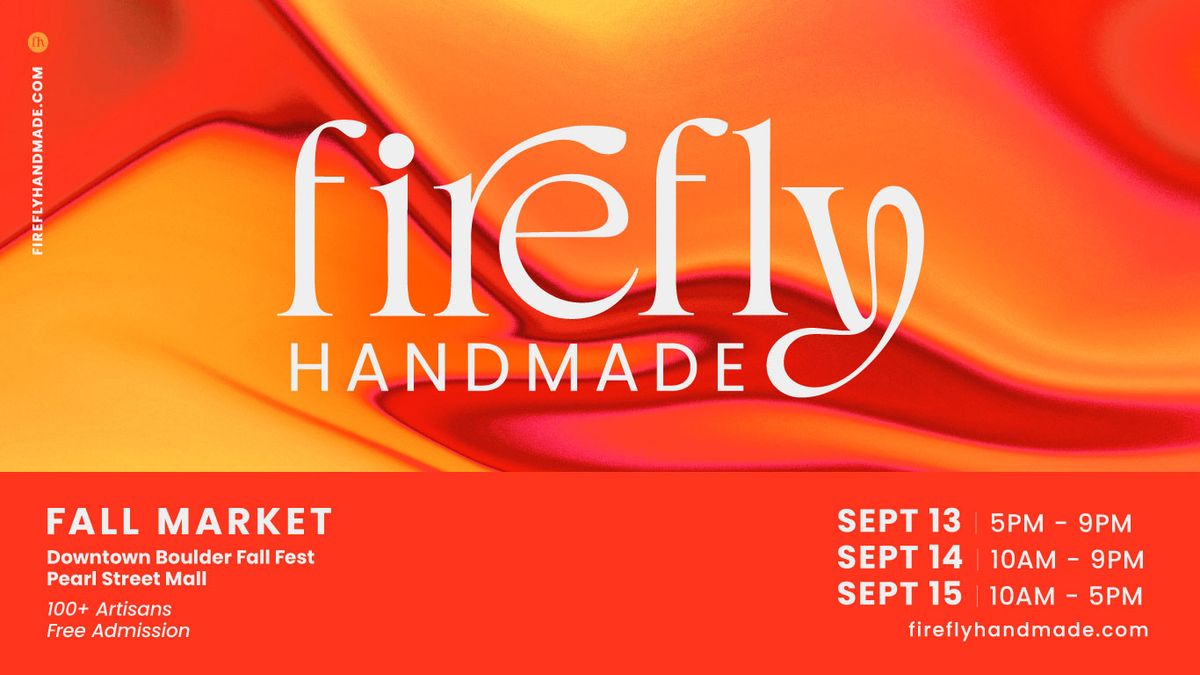 Firefly Handmade at the Downtown Boulder Fall Fest