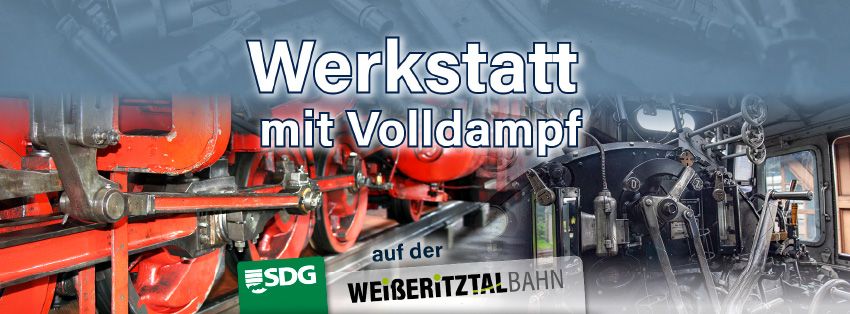 Werkstatt mit Volldampf