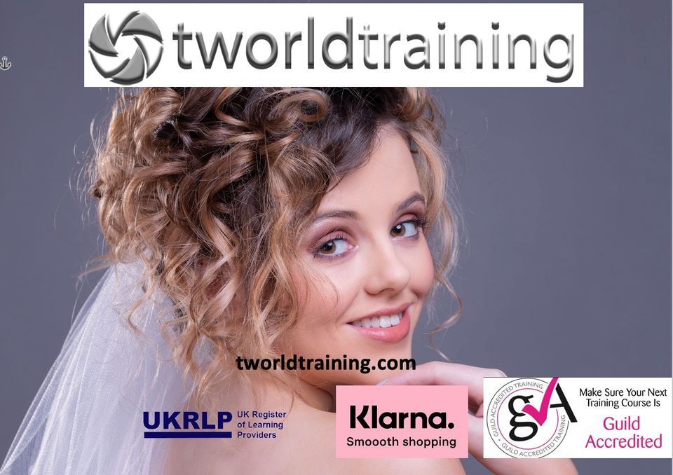 Accredited Bridal Hair Course Tworld Training Lichfield 22 May 2023